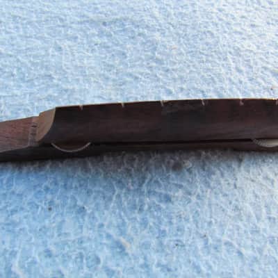 Vintage Rosewood Adjustable Archtop Bridge Cool 50's/60's Era Rosewood Archtop Bridge image 2