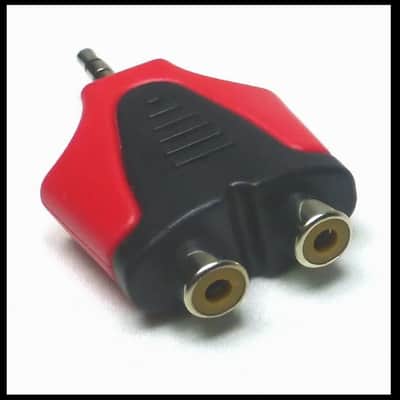 ZXPC Professional Two Female RCA to 3.5mm Stereo Jack Adapter image 2