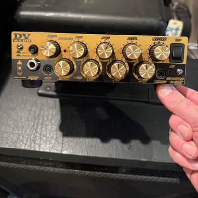 DV Mark DV Micro 60 CMT Ciro Manna Signature 2-Channel 60-Watt Guitar Amp Head 2020 - Present - Gold / Black image 2