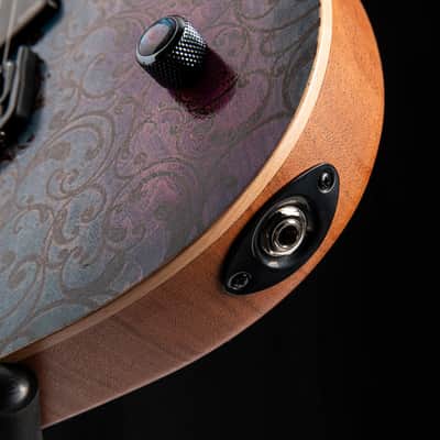 Mayones Duvell Elite VF EMG 6 Transparent Custom Floral image 12