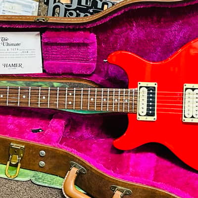 Hamer Special Left Handed 1983 - Red image 1