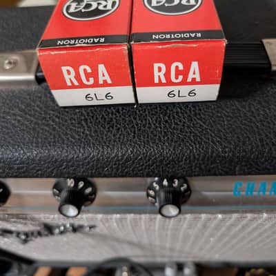 2 1966 RCA 6L6 Metal NOS Tubes Tested image 1