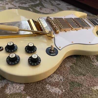 Gibson Custom Shop Jimi Hendrix Signature '67 SG Custom Reissue 2020 - 2021 - Aged Polaris White image 10