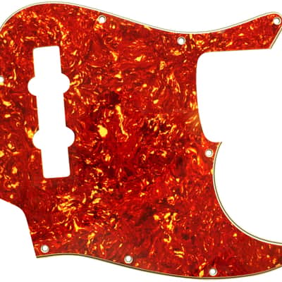 Jazz bass pickguards - White Pearloid image 4