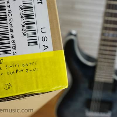 Schecter C-1 Platinum - See-Thru Black Satin image 14