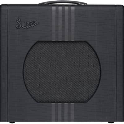 Supro Delta King 12 1 x 12-inch 15-watt Tube Combo Amp - Black and Black image 1
