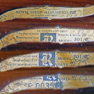 RESTORED E. R. PFRETZSCHNER 1/2 VIOLIN MITTENWALD GERMANY W/CASE, BOW & ROSIN image 5