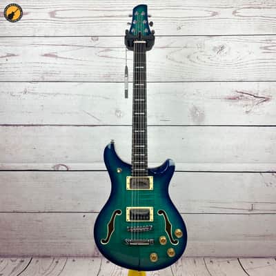Sire Larry Carlton Q7 Hollow - Transparent Blueburst image 1