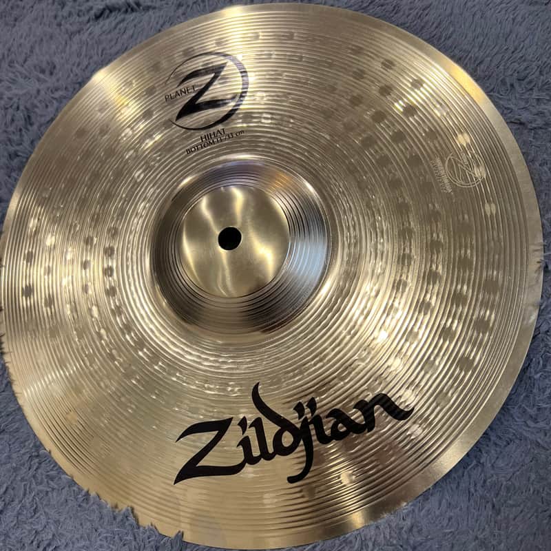 Zildjian 13" Planet Z Hi-Hat Cymbal (Bottom) - Traditional image 1