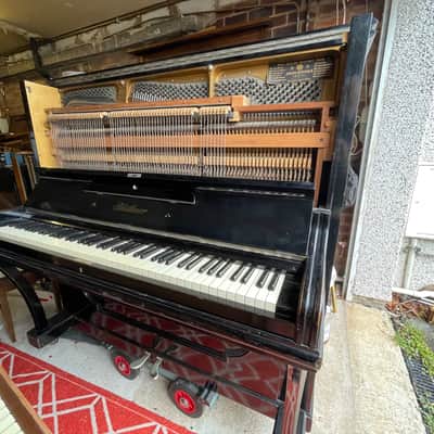 HUGE! RARE  ANTIQUE Bluthner German Upright Grand Piano 1882 Walnut Blüthner image 6