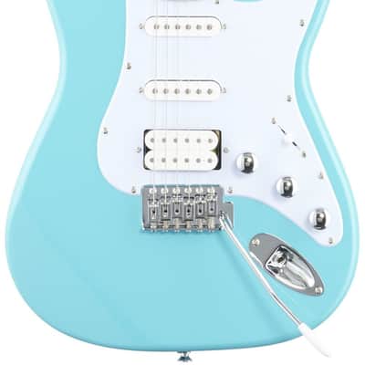 Kramer Focus VT-211S Electric Guitar, Teal image 3
