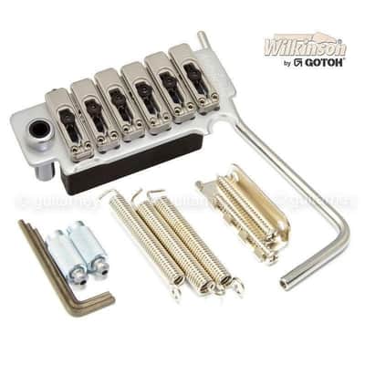 NEW Wilkinson Gotoh VS100N 2-Point non-locking Tremolo Bridge - HONED CHROME image 1