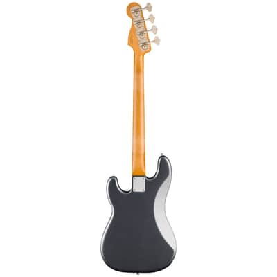 Fender Limited Edition Vintera® II Road Worn® '60s Precision Bass® - Rosewood Fingerboard - Charcoal Frost Metallic image 3