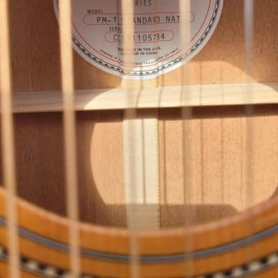 Fender Paramount PM-1 Standard Dreadnought Acoustic-Electric with Case (Natural from January, 2016) image 12