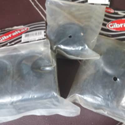 NEW GIBRALTAR DRUM RACK PARTS LOT Black FEET / MEMORY LOCKS image 5