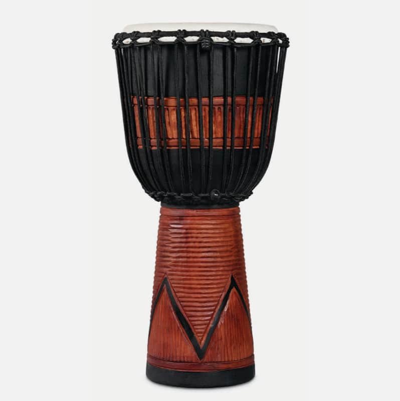 Latin Percussion World Beat Wood Art Large Djembe LP713LB image 1