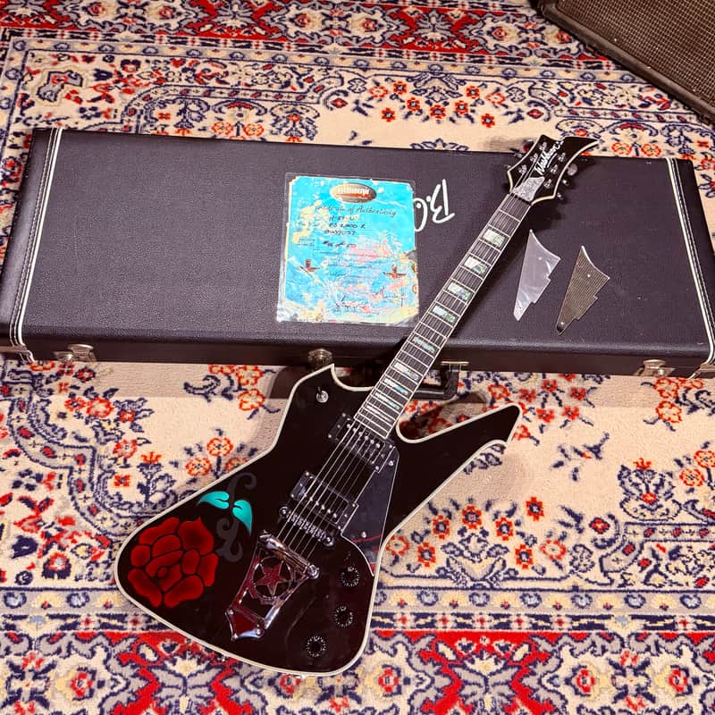 2000 Washburn PS-2000 Rose Paul Stanley Signature USA Custom Shop Limited Edition (46 of 50) w/ Case And COA image 1