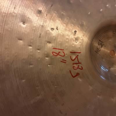 Buffalo Cymbalsmiths 18" B8 Tricked up and Sizzled 2026 - traditional patina image 3