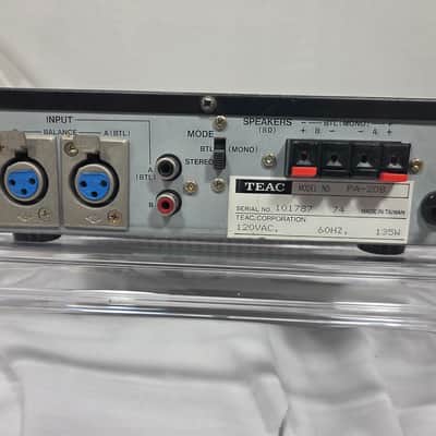 TASCAM PA20B Power Amp image 3
