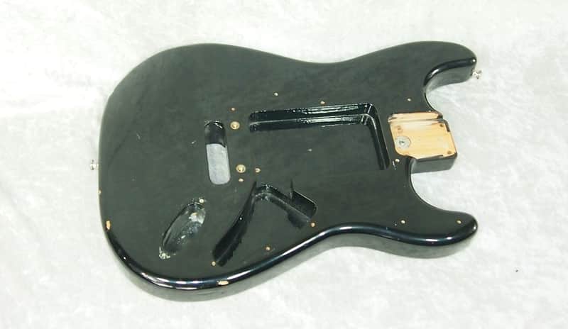 1990's USA Fender Strat Stratocaster electric guitar body swimming pool route image 1