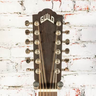 Guild - F2512e - 12 String Acoustic Electric Guitar, Natural - w/Bag - x2055 - USED image 5