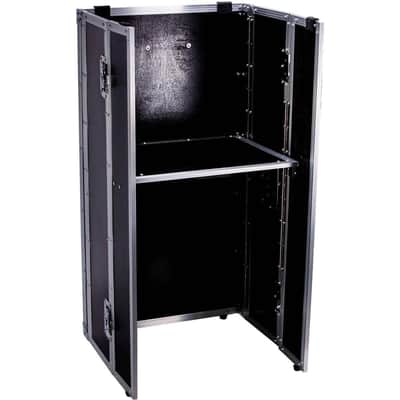 DEEJAY LED TBHDJSTAND36MINI Fly Drive Cases DJ Stand Fold Out For All Mixer Cases 36-Inches High Accordion Accessory Black image 2