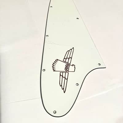 3 Ply W/B/W Pickguard for 1963-1966 Gibson Thunderbird Bass with Decal Made in USA image 5