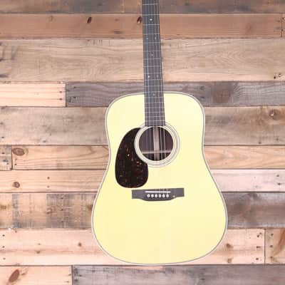 Martin HD-28 Left-Handed Acoustic Guitar Natural w/ Case image 4