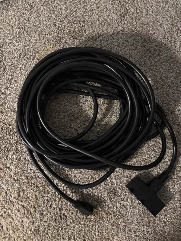 Pro Co E123-50PB 12-gauge NEMA 5-15P to 3 NEMA 5-15R Power Extension Cord - 50 foot image 1