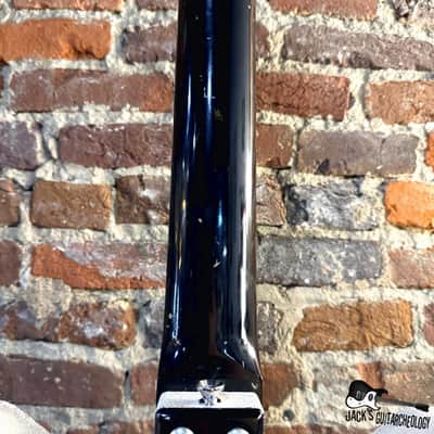 Jerry Jones Shorthorn Neptune III Electric Guitar (1990s - Black) image 20