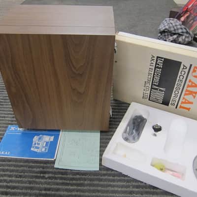 Akai X-1800SD Reel To Reel 8 Track Recorder, Player, Accessories, Restore 1960s Gray/Wood image 9