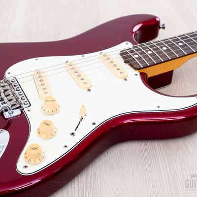 2008 Fender DiMarzio Collection Stratocaster '62 Vintage Reissue ST62-DMC Candy Apple Red, Japan CIJ image 6