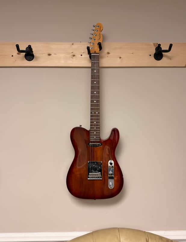 Fender American Select Carved Top Koa Telecaster 2012 - Sienna Edge Burst image 1
