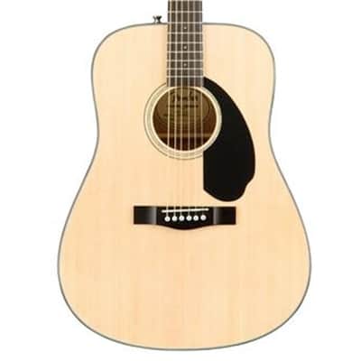 Fender CD60S Solid Top Dreadnought Acoustic Guitar - Natural image 1