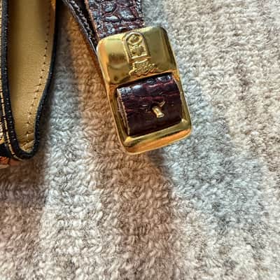 Late 1960s Fender Woven Strap Brown Rare image 2