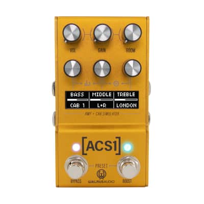 Walrus Audio Mako ACS1 MKII Amp + Cab Simulator 2024 - Present - Gold image 1