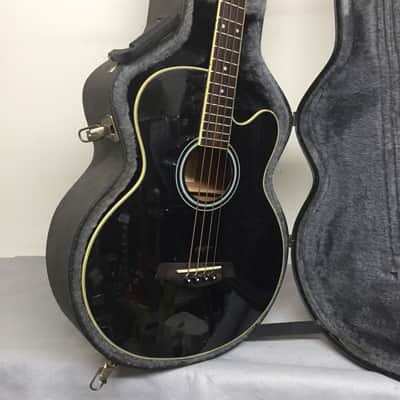 Ibanez AEB5E-BK Standard 2009 - 2019 - Black High Gloss with Hard Shell Case image 2
