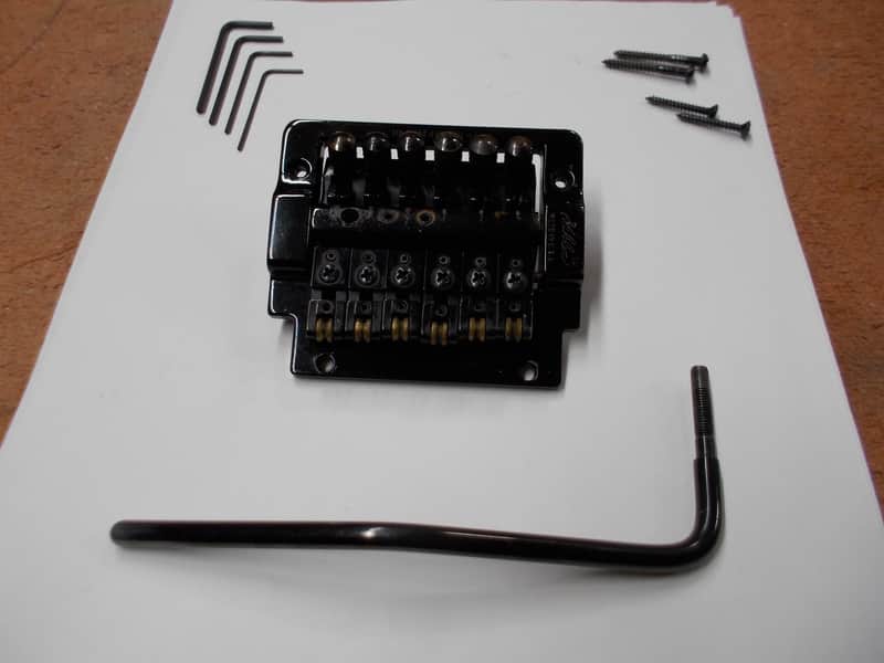Vintage 80's Kahler USA 2300 Professional Black flat mount tremolo bridge image 1