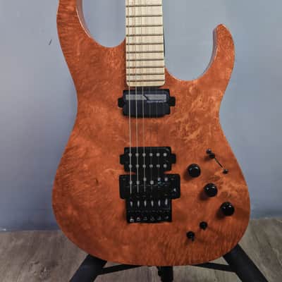 2016 Schecter USA Custom Shop Masterworks Banshee FR-S Sustainiac Redwood Burl Natural Gloss #M15-1204 image 2