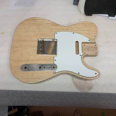 AS NEW: Guitar Mill Ash Telecaster Body Nitro Finish Natural Clear Nitrocellulose Lacquer Tele image 5