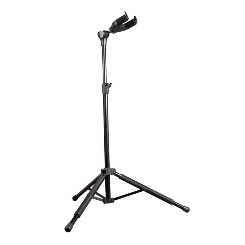 VOHALO Guitar Stand Adjustable for Acoustic, Electric, Bass Guitars and Banjos, Black (U.S. domestic inventory For Prompt Shipment) image 1