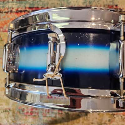 Rogers 14x5" Luxor Blue/Silver Duco Snare - Cleveland Tag image 6