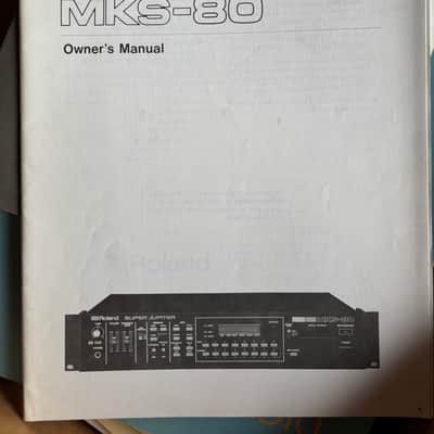 Roland MKS-80 Original Owner's Manual 1984