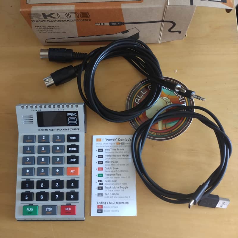Retrokits RK-008 Real Time Multitrack MIDI Recorder - 80's Tech Version image 1