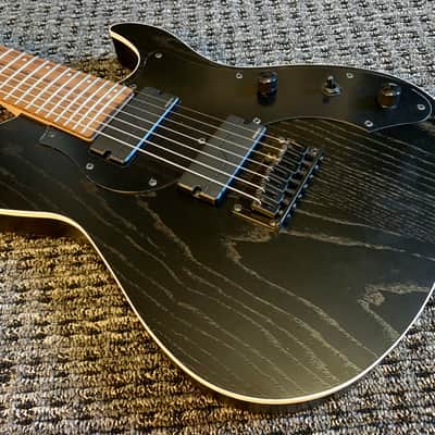 FGN Fujigen Iliad JIL72ASHDEG 2020 7-String Open Pore Black image 8