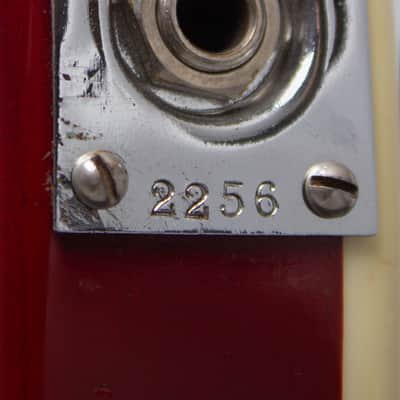 Rickenbacker  Model 365 Thinline Hollow Body Electric Guitar (1966), ser. #FF-2256, original silver tolex hard shell case. image 12