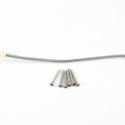 1963 Vintage Fender Jazzmaster Jaguar Tremolo Vibrato Tailpiece w/Original Arm & Screws USA 1960s Pre-CBS L-Series image 7