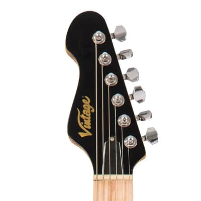 Vintage V6M24BK ReIssued Boulevard Black image 9