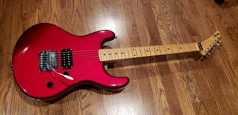 Robin Raider I - 1983 Reverse Banana Headstock, Deep Metallic Red, Excellent Condition image 1