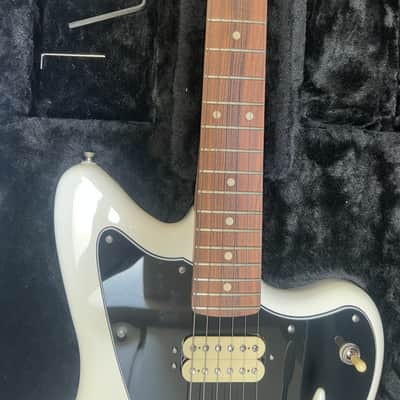Fender Player Jazzmaster HH Solidbody Electric Guitar - Polar White with SKB Hardshell Case image 3